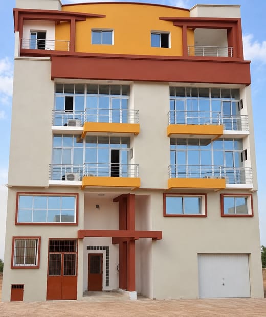 Immeuble R+3 achevé à Dakar